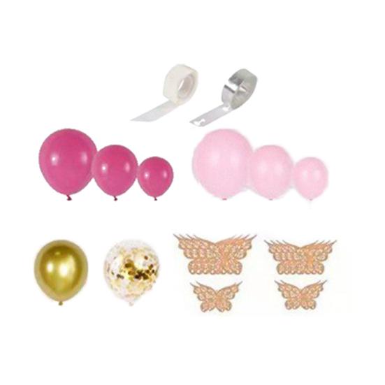 1 Set Latex Balloon Garland Arch Kit Leakproof Baby Shower Birthday Anniversary Wedding Party Decoration Assorted Colorful Balloon Party Supplies