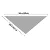 Embroidered Lace Triangle Headscarf Hollow-out White Hair Bandana Woven Floral Pastoral Style Butt Curtain Skirt