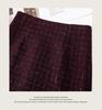 Lux Women's Sequin Tweed French-Style Wool Skirt for Autumn/Winter 2025