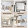 Retractil Aluminum Reel Clothesline Waterproof Wall Mounted Anti-Rust Heavy Duty Clothes Line for Indoor Outdoor Camping
