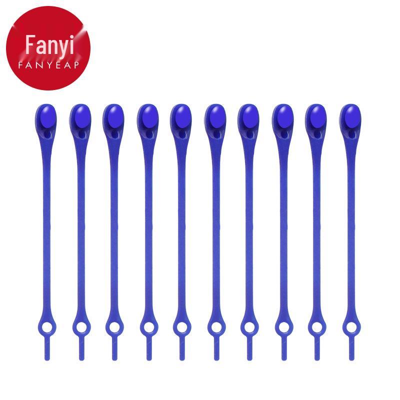 Silicone No-Tie Shoelaces with Free Shipping - 10Y A1P60 Lazy Buckle