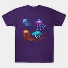 Pixel Jelly Fish Made in Australia T-Shirt XL