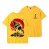 2023 Primavera ed estate Nuovo Godzilla T-shirt Uomo Coreano Versione Larga Puro Girocollo Giapponese Retro Trendy Maniche Corte