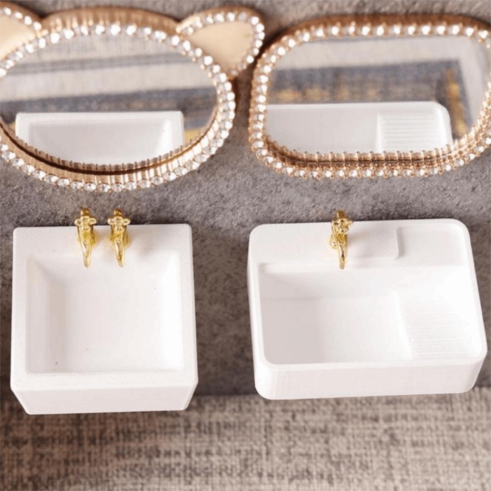 White Dollhouse Bathroom Sinks Golden Tap Miniature Dollhouse Sink Dollhouse Accessories