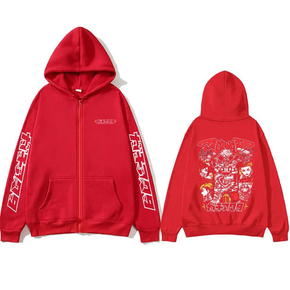 Anime Gachiakuta Ludo Merch Zipper Hoodie Men Women Casual Fleece Cotton Zip Up Jacket Unisex Cartoon Fashion Cosplay Streetwear