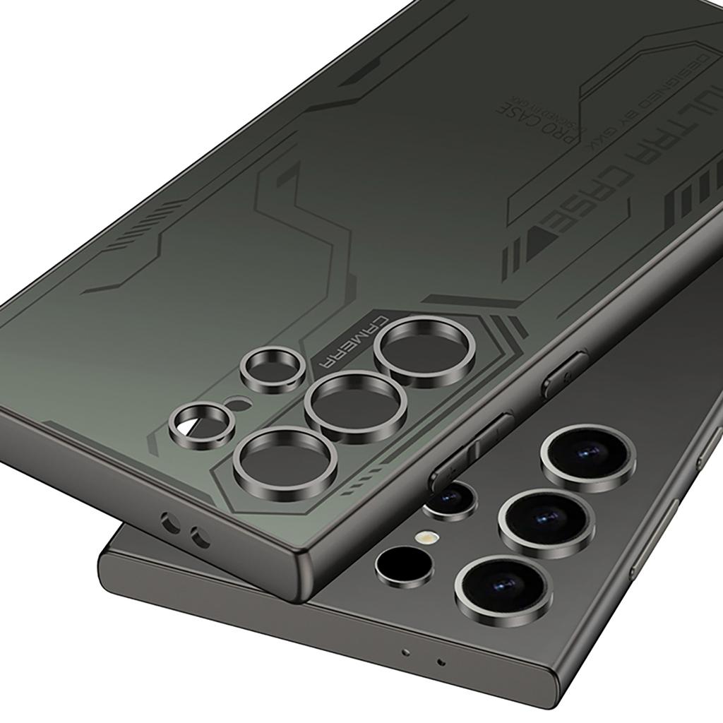 Trendy und Cool AG Technologie Frosted Skin Feel S24Ultra Anti-Drop Schutzhülle für Samsung Galaxy S23 S24 S25 Ultra Hülle