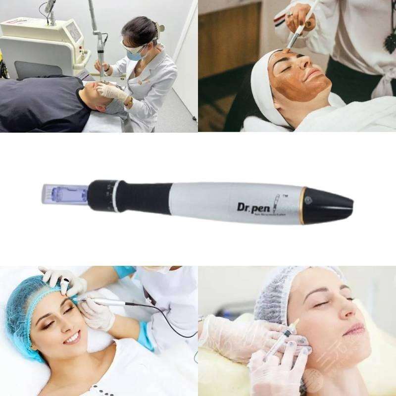 Dispositivo Elétrico Avançado Dr Pen A1 para Microneedling para Crescimento Capilar e Sérum para Couro Cabeludo