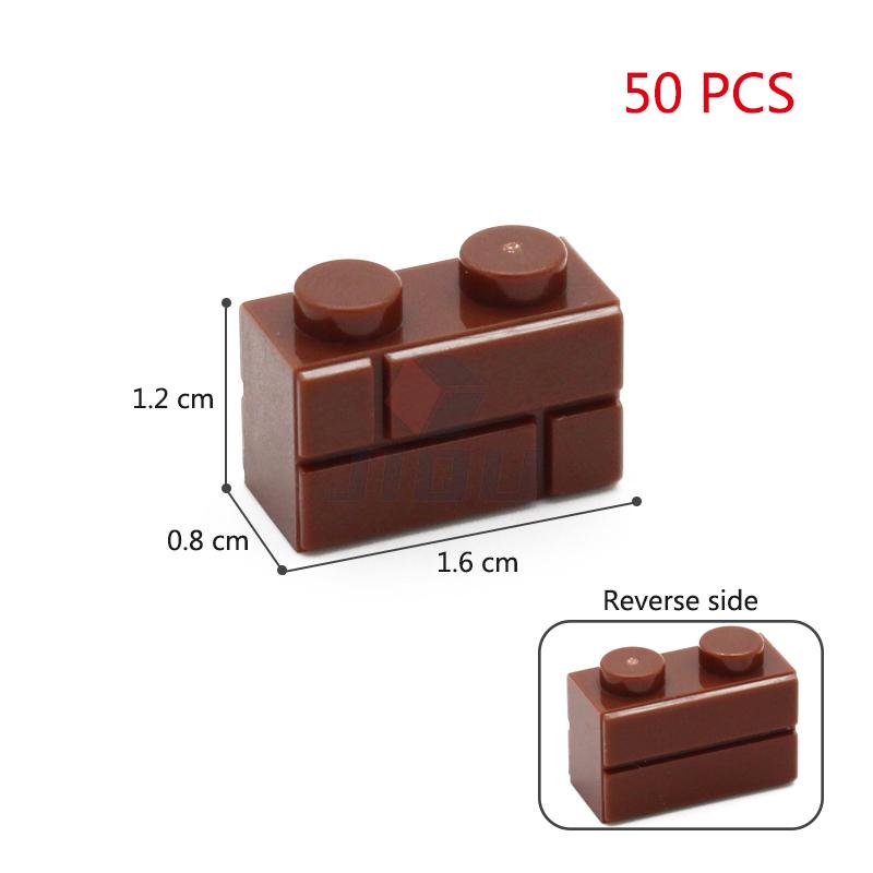 MOC 1x2 1x3 1x4 L Dots Masonry Profile Thick Brick Creative Figures House Contruction Building Blocks Toy Compatible 98283 15533