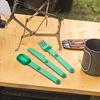 Camping Bestikksett Kniv Skje Spork Redskaper for Kontor Fottur Piknik