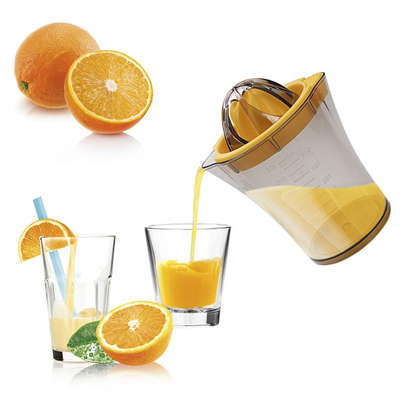 

1Pcs Lemon Squeezer Manual Citrus Juicer With Measuring Cup 600Ml And Cover Lemon Squeezer Juicer Lime Squeezer Bar Tools