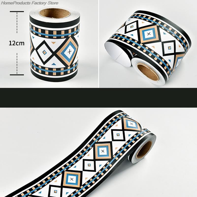 10M PVC Wodoodporna Talia Linia Samoprzylepna Cokół Talia Linia Tapeta Dekoracja Salonu Winylowa Granica Ścienna Naklejki Ścienne