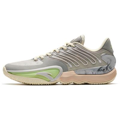 Shunxi 2 White Chocolate Nitrogen Technology Shock Absorption Wear-Resistant Breathable Low-Top Basketball Shoes Men Sneaker Gray 912521110Q-3