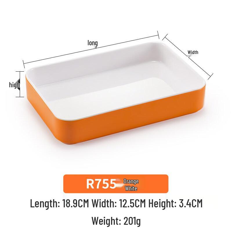 Handun R755 Japanese Style Melamine Rectangular Plates