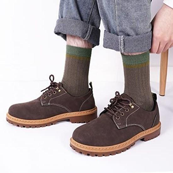 Socks Mens Business Spring Summer Autumn Breathable Moisture-Wicking 24-28cm Crew Cotton Gentlemens 5-Pair Set Thermal Casual Sports