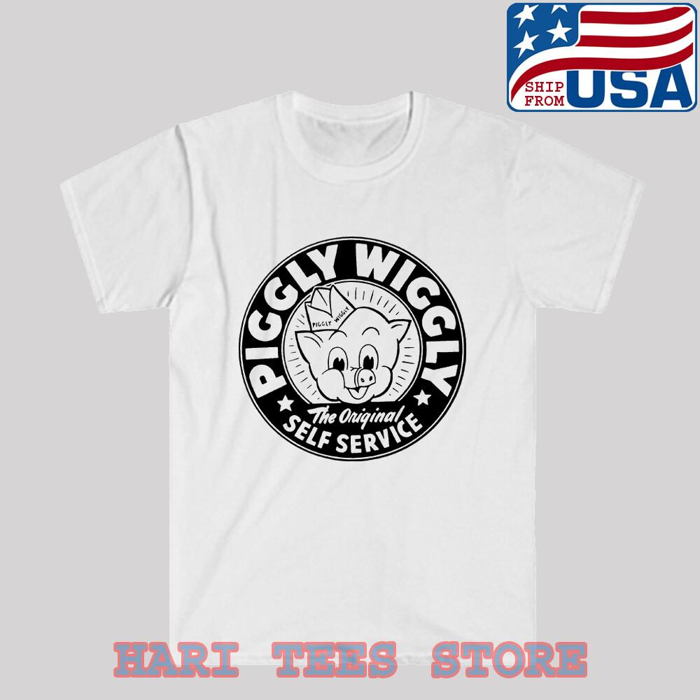 Piggly Wiggly Self Service Store  White Size S to 5XL Unisex T-Shirt XXXL