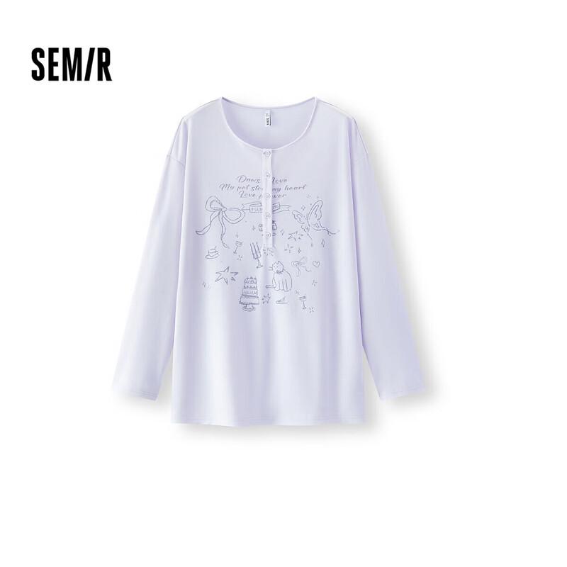 Semir Women's Oversized Long-Sleeve Graphic T-Shirt