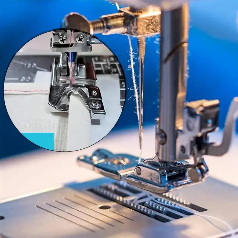 3mm, 4mm 6mm Narrow Rolled Hem Presser Foot Set for Sewing Machine Singer, Brother, Babylock, Euro-Pro, Janome