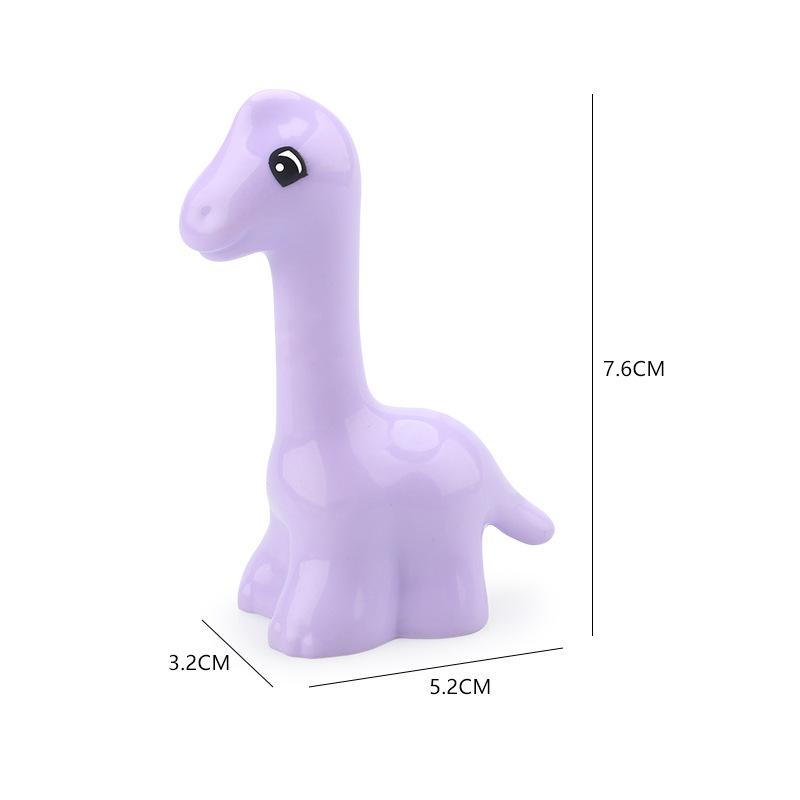 Large Dinosaur Building Blocks: Transforming T-Rex, Pterodactyl, Dilophosaurus & Velociraptor Scene Accessories Set