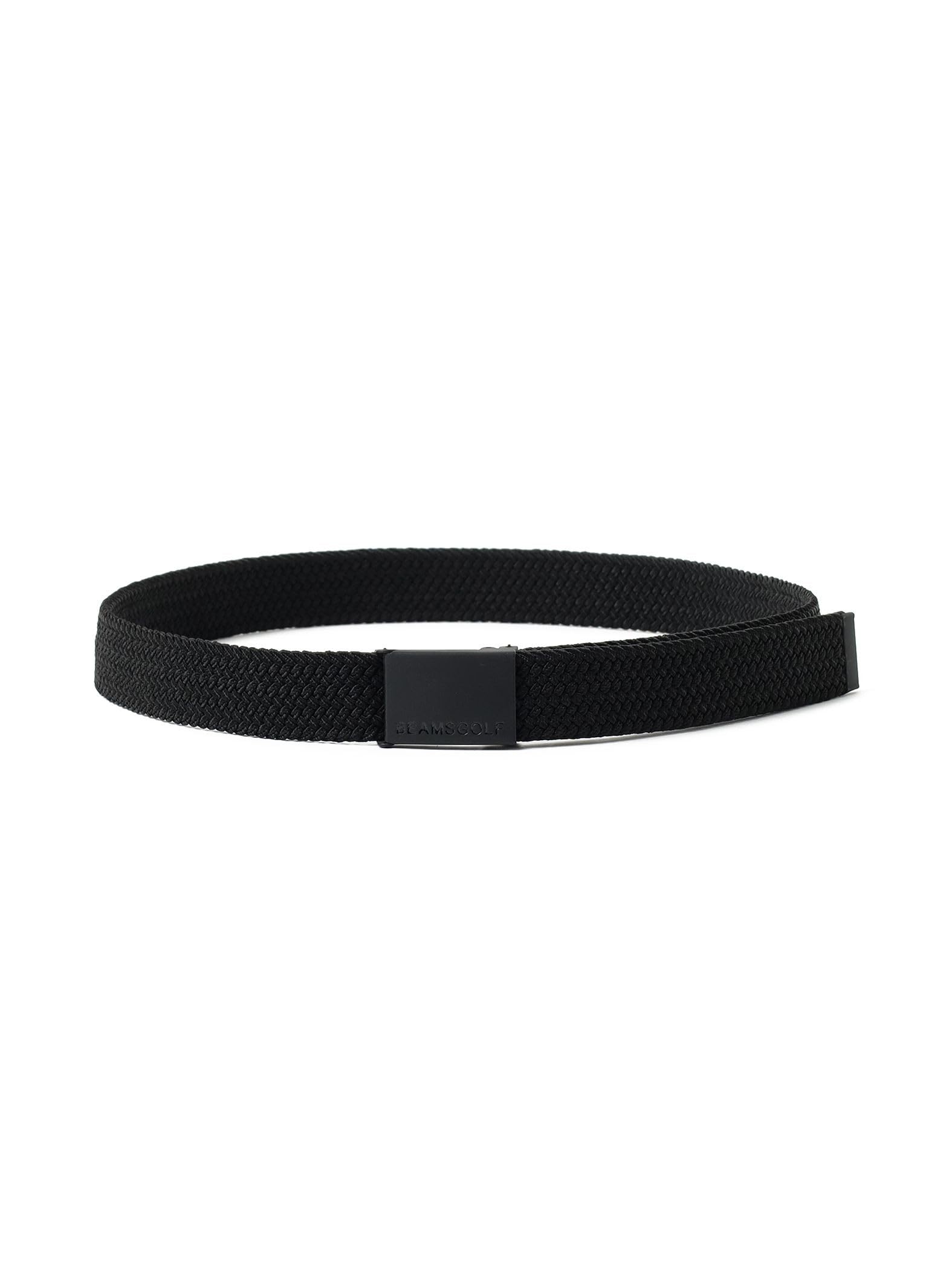 [BEAMS GOLF] Canvas Belt Elastic Mesh Belt 2 BLACK - 81510012905