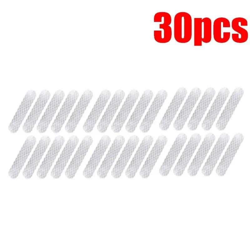 Helmet Warning Reflective Stickers Night Safety Driving Accessories Fluorescent Decorative Stickers Bicycle Motorcycle Car Decal