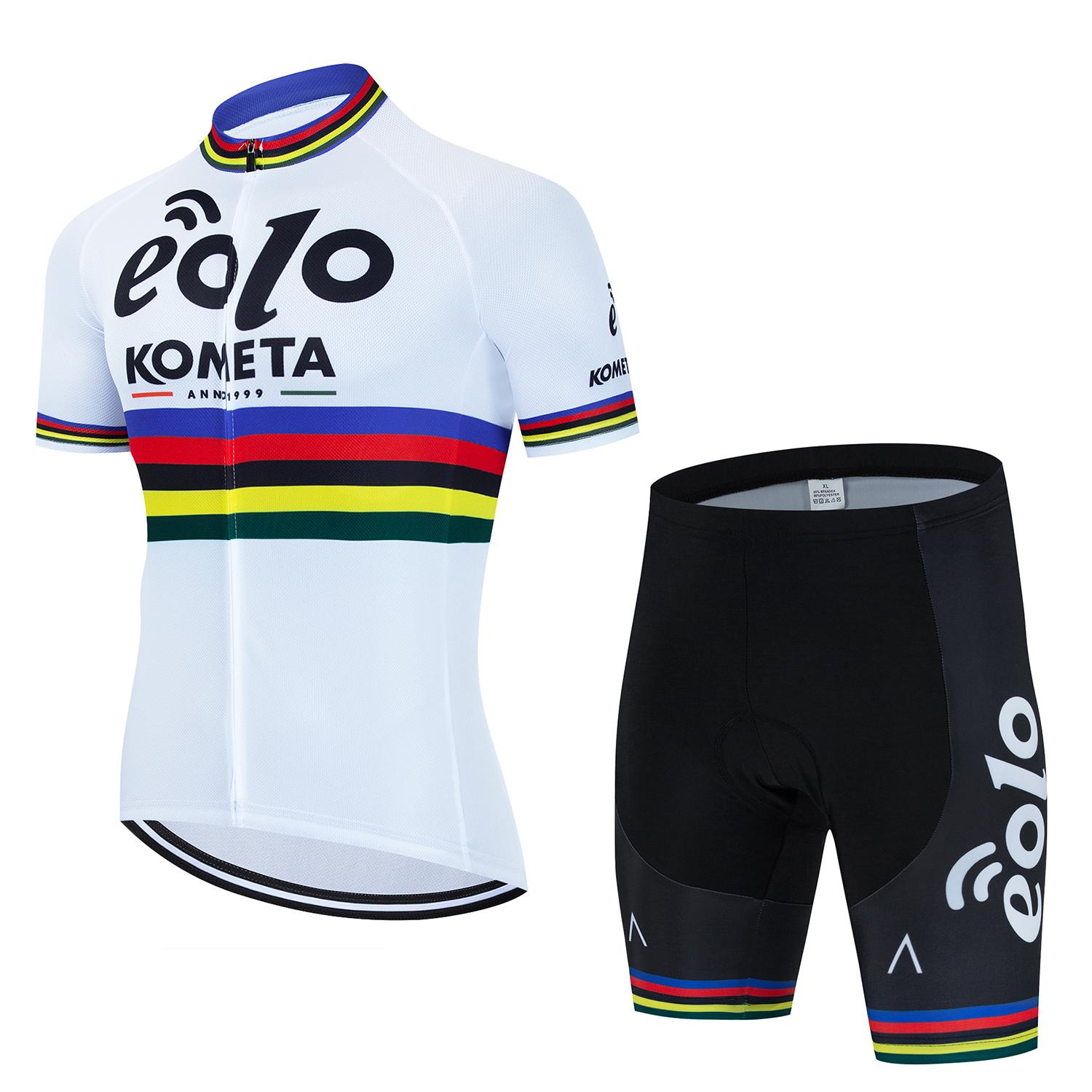 

2025 Cycling Clothes Jersey Men Set Mtb Road Bike Uniform Shorts Man Mountain Complete Bib Men EOLO Suit Cycle Spring Summer 3XL