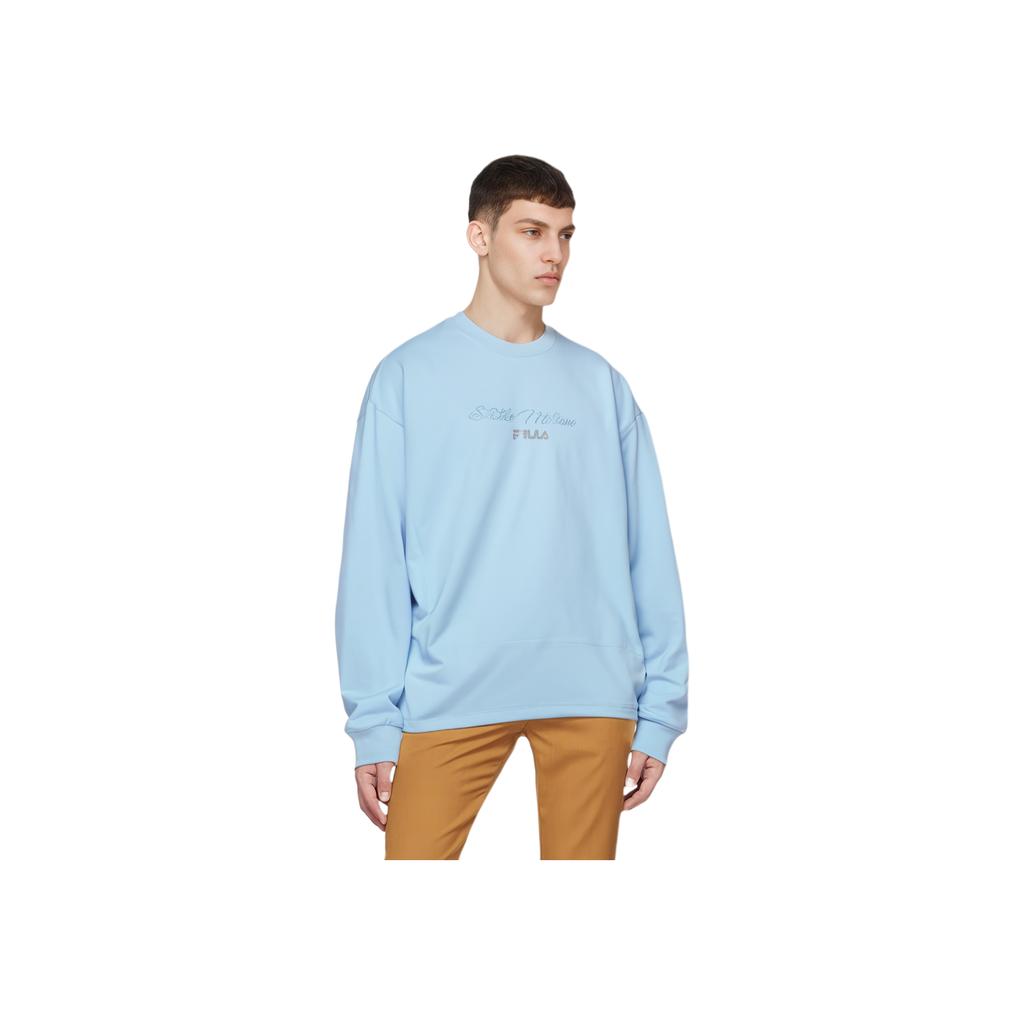 New FILA Sweatshirts Men's Sky Blue F11W334204F-LB