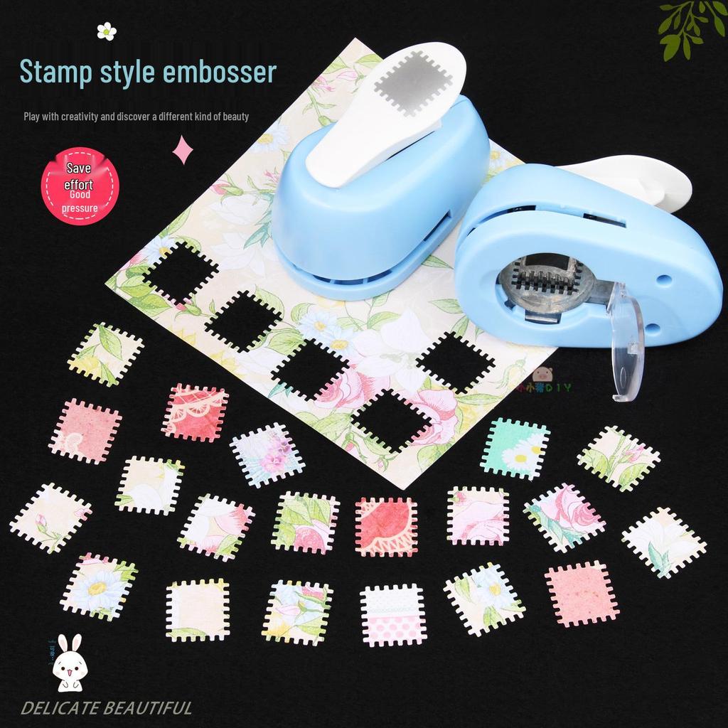 Effortless Stamp & Flower Punch Embosser for DIY Scrapbooking and Photo Frames