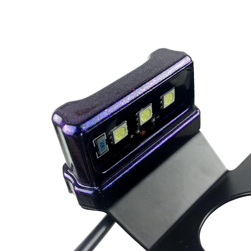 Universal License Plate LED Light Motorcycle Accessories For HONDA SUZUKI KAWASAKI DUCATI BMW CNC Lamp Bracket