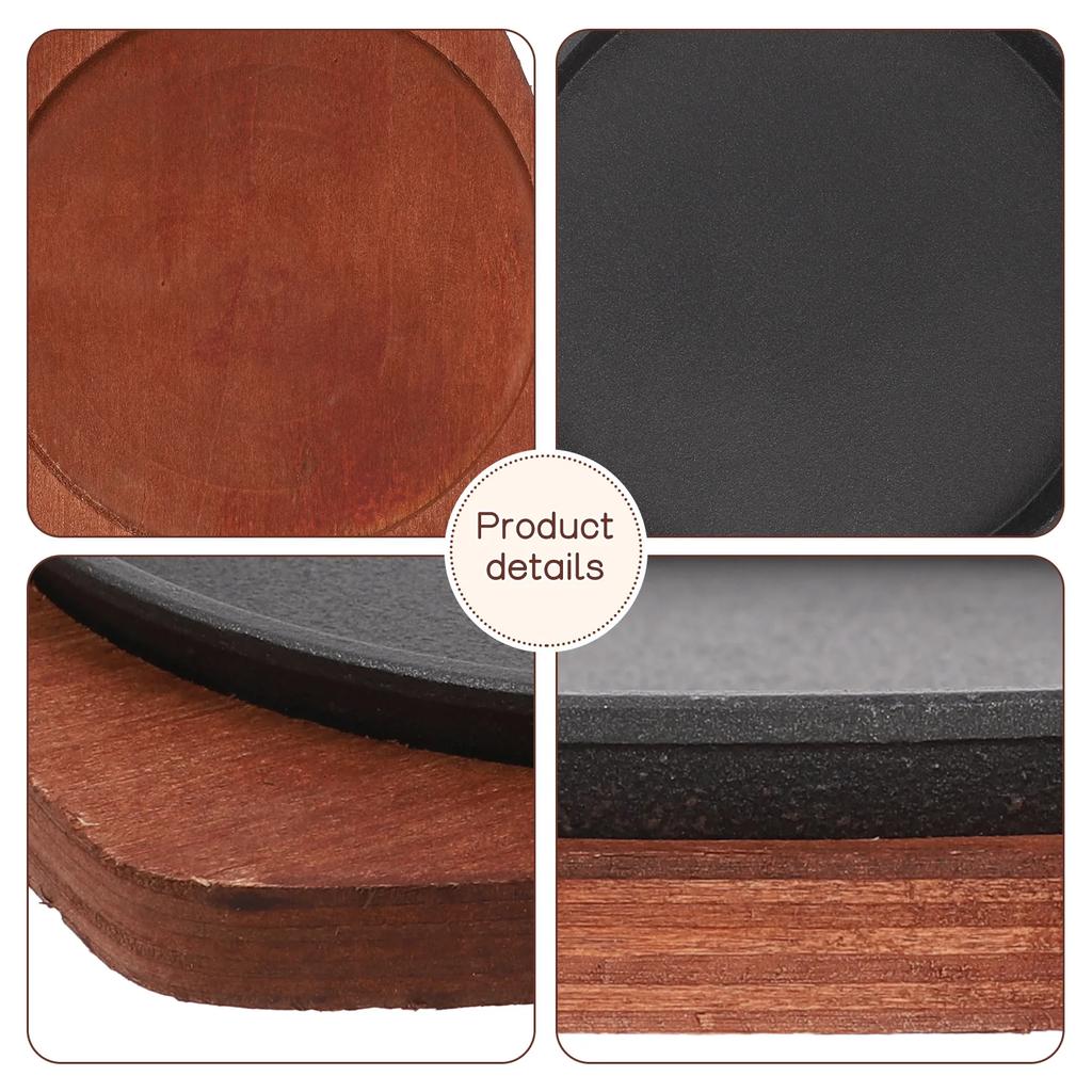 Commercial Griddle Pan Induction Cooktop Plate Fajita Iron Stovetop Cast Sizzling Griddle Skillet Set Platter Sizzle Japanese