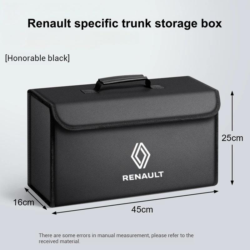 2026 Heiß Für Renault Radkappen Auto Kofferraum Aufbewahrungsbox Organizer Faltbare Behältertasche Für Renault RS Megane 2 3 Twingo Clio Captu