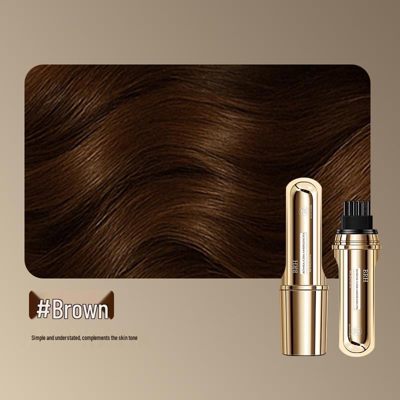 New Gold Peptide Hair Color Pen: Plant-Based White Hair Concealer, Non-Fading Disposable Touch-Up Stick
