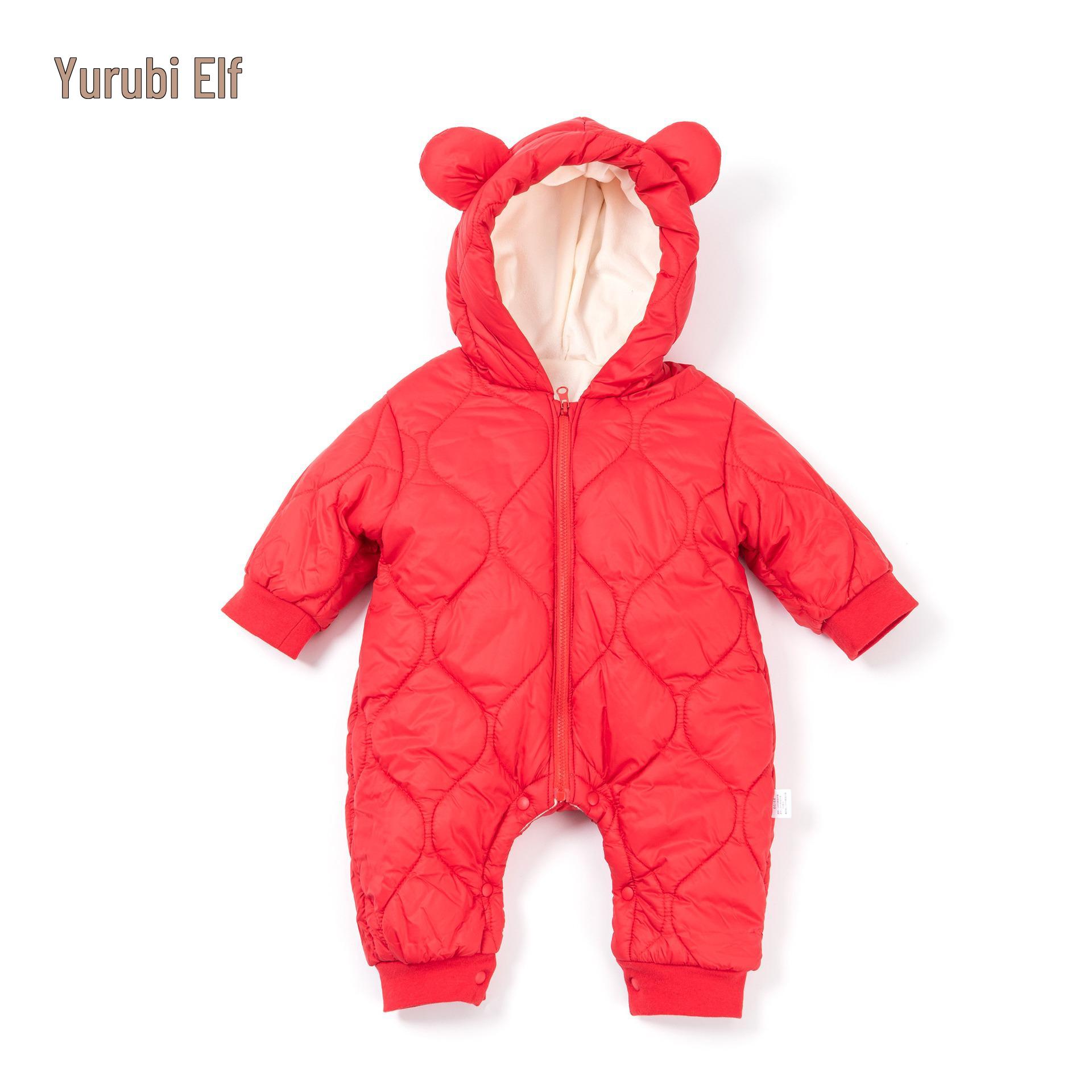 

Детский стеганый хлопковый комбинезон для осени и зимы 66 cm