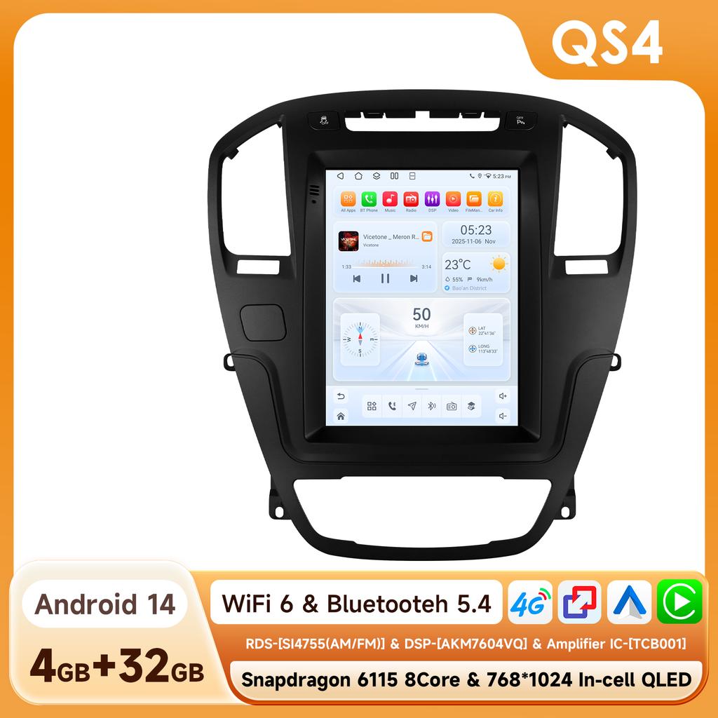 Hizpo 9.7 Inch Android Carplay Auto Car Radio 2Din For Opel Insignia Buick Regal 2009-2013 Multimedia Player Stereo Head Unit 2Din Stereo Autoradio N