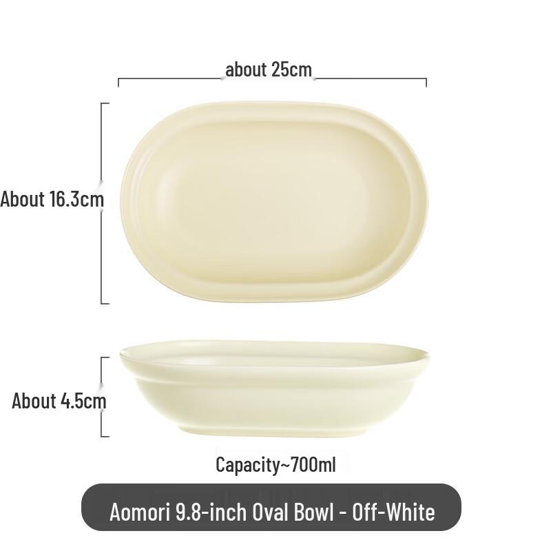 INS Style Oval Ceramic Plate