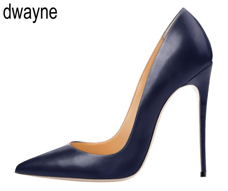 Zapatos de marca para mujer, tacones altos, zapatos de mujer, zapatos de tacón de aguja, zapatos para mujer, tacones altos negros, zapatos de boda de cuero PU fgb7