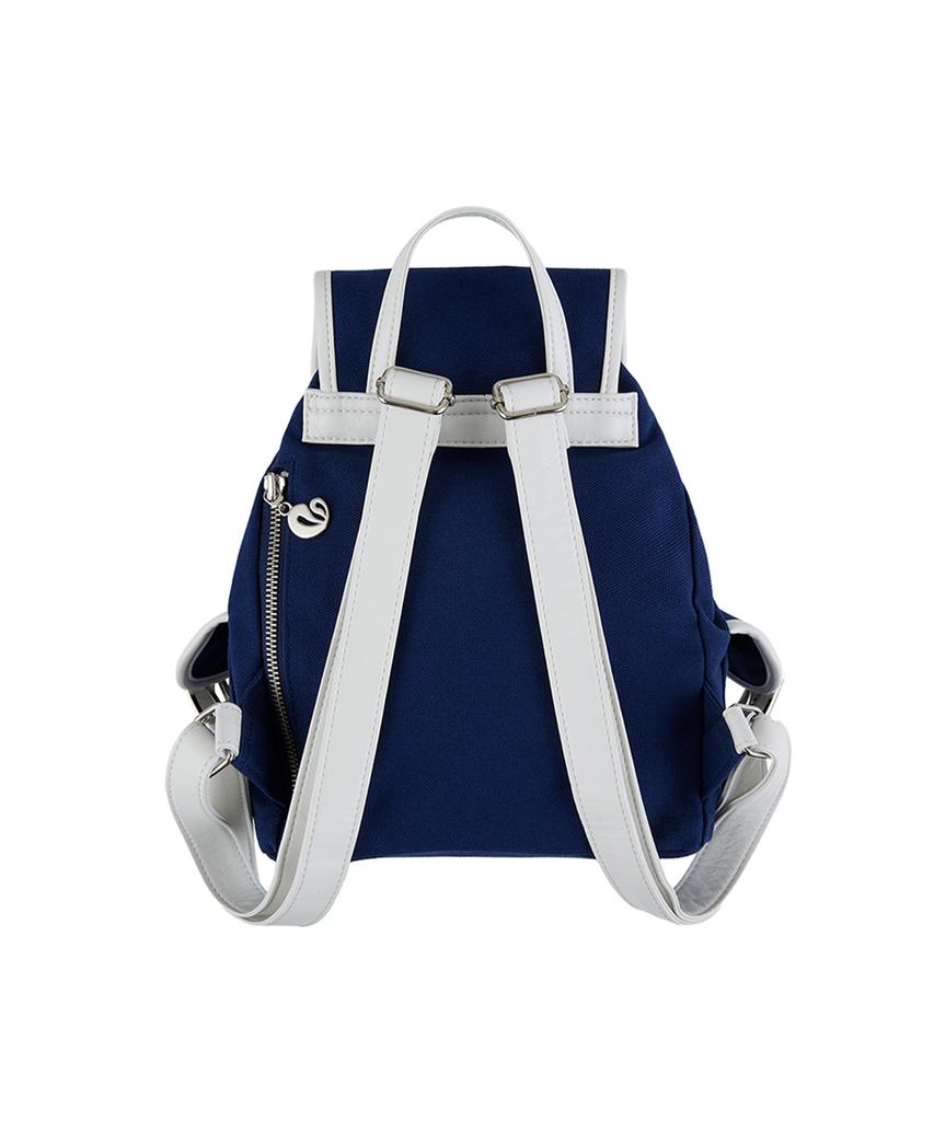 Lotsyou Nostalgia Canvas Backpack Navy