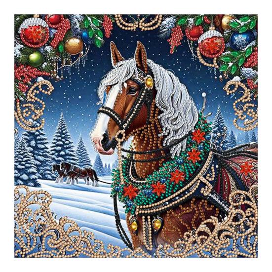 

Набір для малювання стразами Неправильна форма Водонепроникне полотно DIY Набір для рукоділля зі стразами Терапевтична активність для малювання для дорослих Декор для дому Подарунок 30x30см