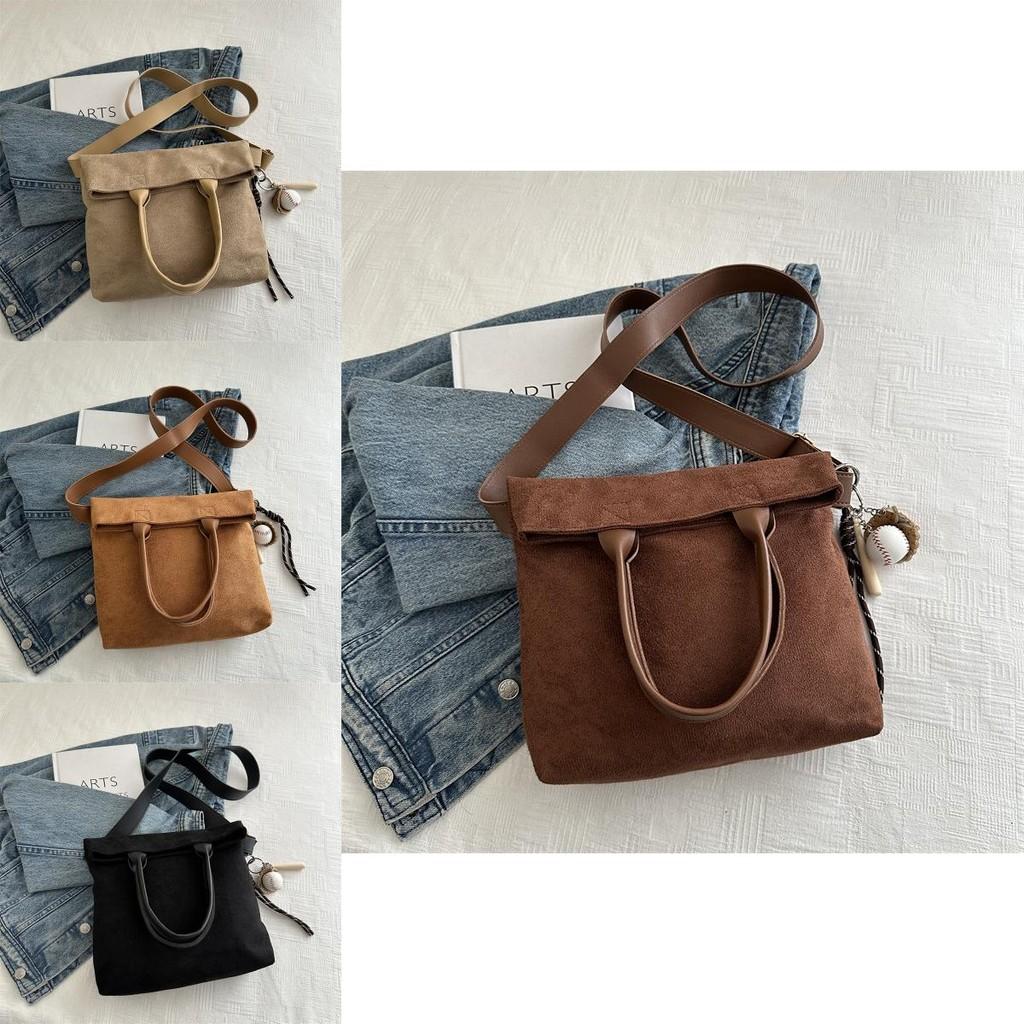 Stylish Vintage Tote Bag For Women With Spacious Design And Trendy Street Style