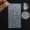 Silicone Nail Accessories Carving Mold Dragon Pattern Phoenix Butterfly Mould Stamping Plate Nails Stencils Diy Manicure Tools