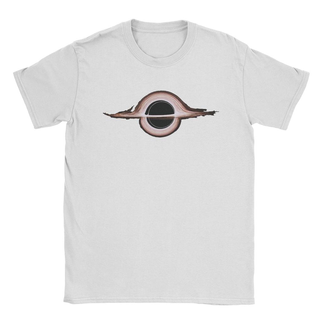 Men Black Hole Interstellar Movie T Shirts 100% Cotton Clothes Funny Short Sleeve O Neck Tee Shirt 6XL T-Shirts