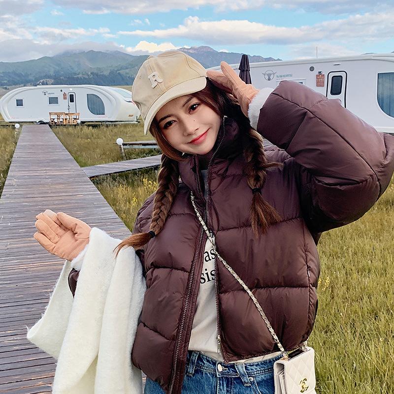 New Winter Cotton-padded Jacket Women's Short Loose Padded Coat Short Korean Version of The Coat Joker Cotton-padded Jacket.