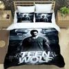 Teen Wolf 3D NEU Bettbezug Kissenbezug Bettwäsche-Set Erwachsener Junge Mädchen Schlafzimmer Dekoration Kinder Einzel Doppel Groß
