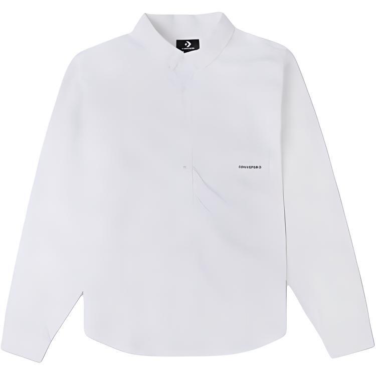 Converse Shirts Men's White Lapel Moderate Other 10024602-A02