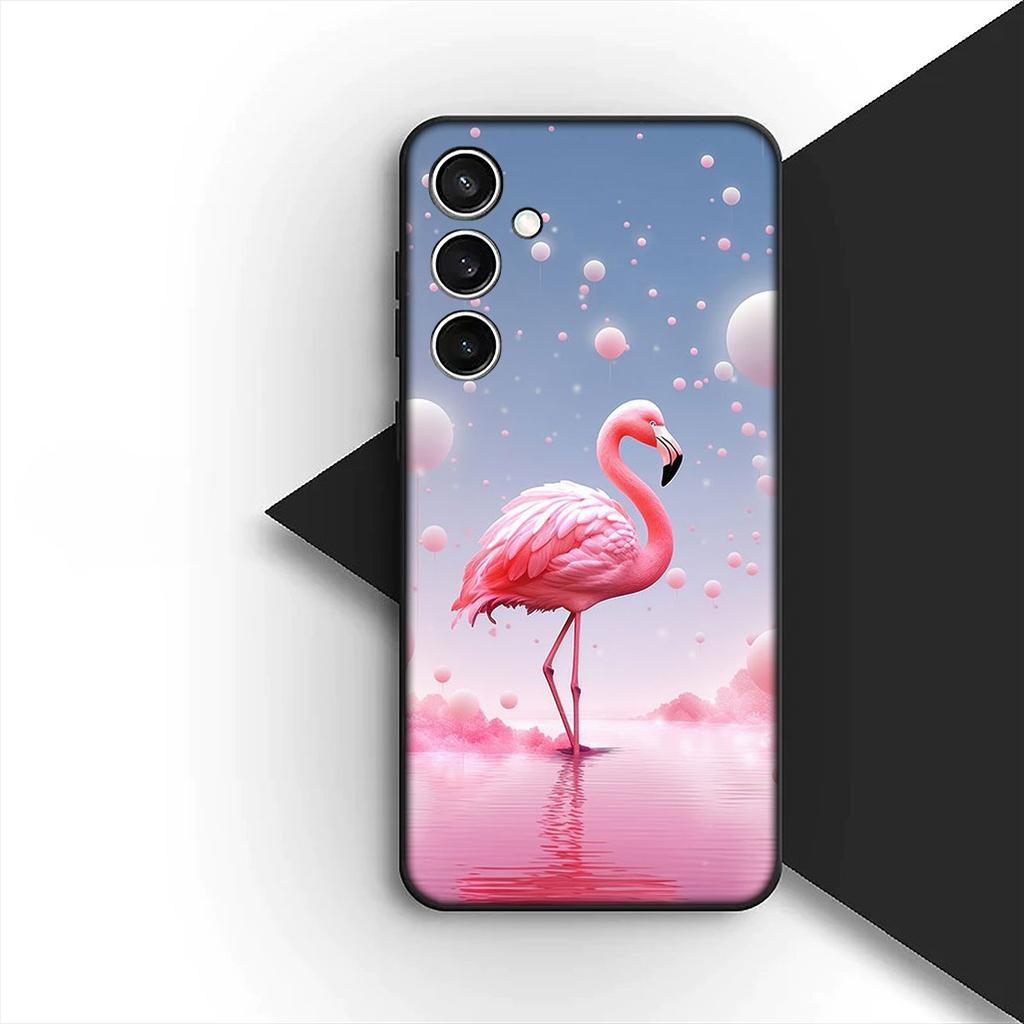 Hülle für Samsung Galaxy A35 A36 A55 A26 A05 A06 A14 A50 A51 A53 A54 A12 A13 A23 Handyhülle Schutzhülle Flamingo