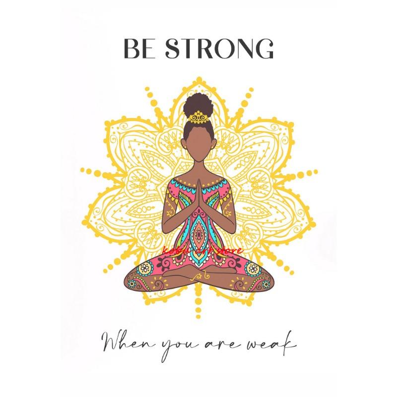 Seven Chakras Yoga Meditation Reiki Poster Positive Inspirational Quotes Canvas Printing Wall Art Picture Yoga Studio Home Decor