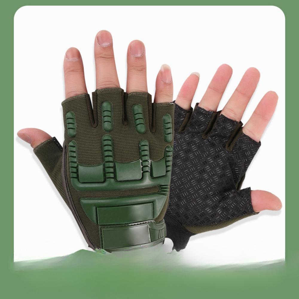 New Men's and Women's Outdoor Riding Fitness Half-finger Gloves Breathable Training Motorcycle Field Mountaineering Tactical Gloves