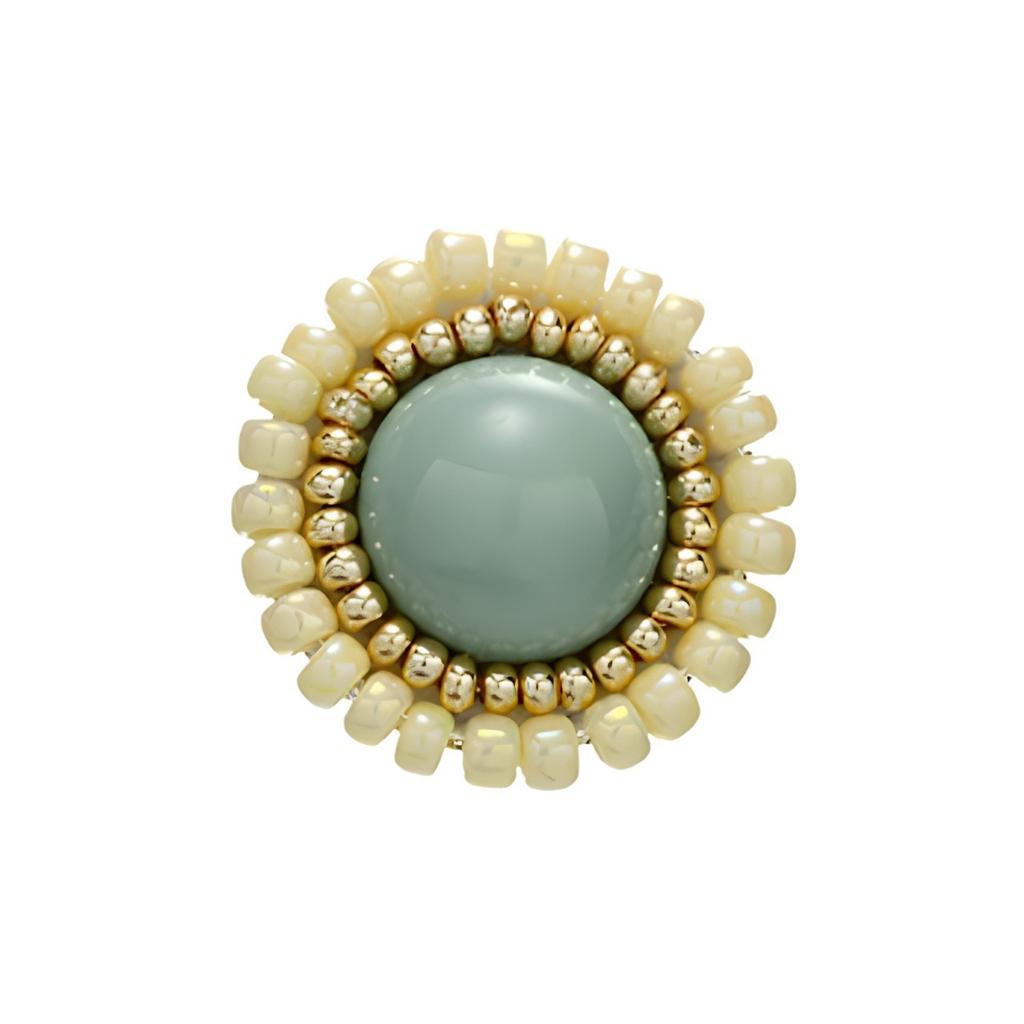 Original Ethnic Style Pearl Brooch Female Niche Design Sense Pin Personalized Anti-Light Buckle Fixed Clothes With Accessories