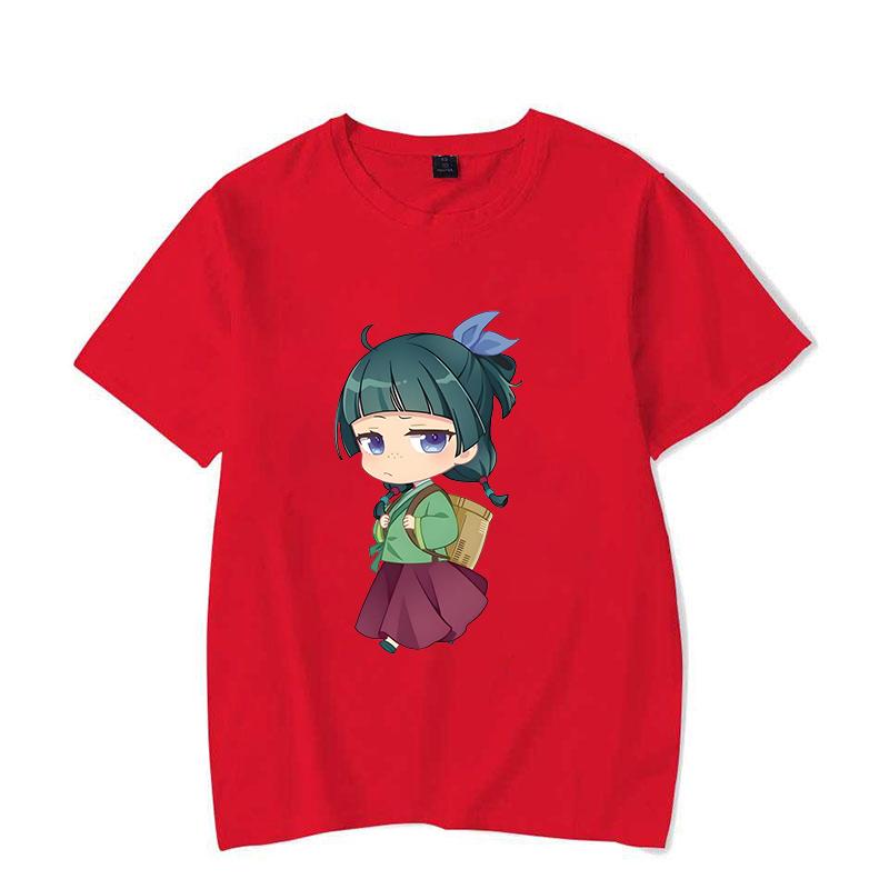 Hot Anime The Apothecary Diaries Printed T-shirts Cute Maomao Short Sleeve Shirts Women Men Summer Casual Round Neck Tee Shirts