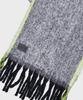 Yuupeu Fluffy Knit Scarf - Gray
