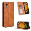 For Samsung Galaxy Xcover 7 leather retro self-attaching phone case Of Galaxy Xcover 7 case flip magnetic wallet cover